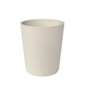 Kohl's White Plastic Waste Bin